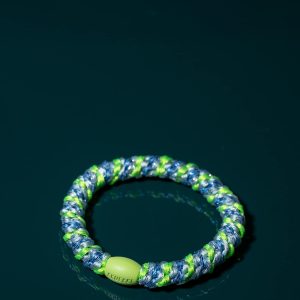 Alternative view of Goma de pelo Kknekki Mix blue neon green