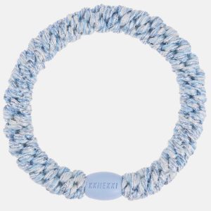 Goma de pelo Kknekki Sparkling blue glitter