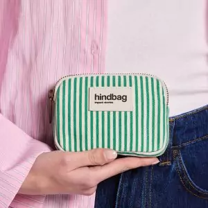 Monedero Lili Rayas Verdes de Hindbag