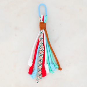 Llavero Cordones multicolor azules