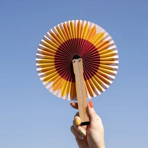 Alternative view of Abanico Pai pai Girasol de Fisura