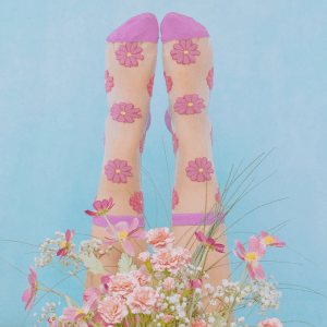 Alternative view of Calcetines transparentes Cosmos de Coucou Suzette