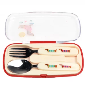 Alternative view of Set de cubiertos infantil Perro Salchicha