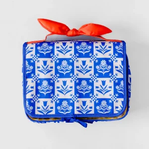 Neceser colgante Blue plaid floral de Ban.do - Imagen 5