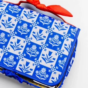 Neceser colgante Blue plaid floral de Ban.do - Imagen 4