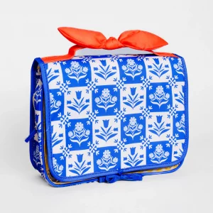 Neceser colgante Blue plaid floral de Ban.do