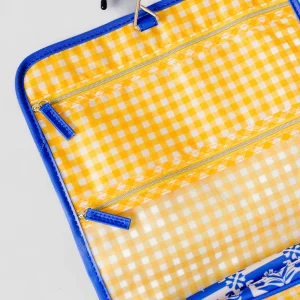 Neceser colgante Blue plaid floral de Ban.do - Imagen 3