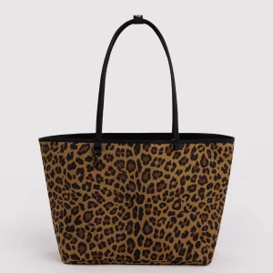 Bolso tote grande reversible Leopard Mix de Baggu