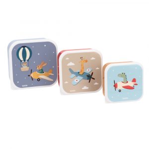 Set de 3 fiambreras Planes de Tutete