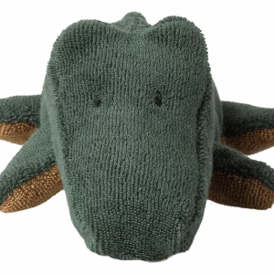 Alternative view of Peluche Cocodrilo pequeño verde bosque de Maileg