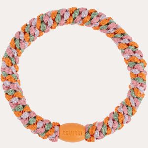 Goma del pelo Kknekki Mix Orange pistacio glitter
