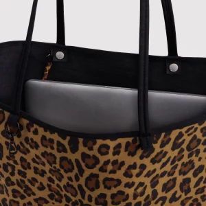 Bolso tote grande reversible Leopard Mix de Baggu - Imagen 5