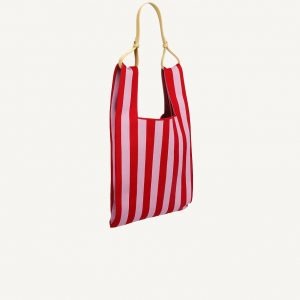 Alternative view of Bolso tote • knitted • cérise + ballet • de Sticky Sis