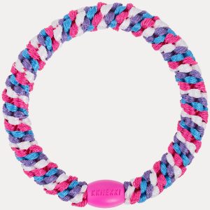 Goma del pelo Kknekki Mix purble ivory blue