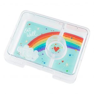 Fiambrera Yumbox 3 Compartimentos Rosa Rainbow - Imagen 3