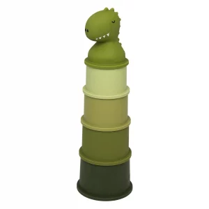 Cubos Apilables 5 Piezas Dino de Trixie baby