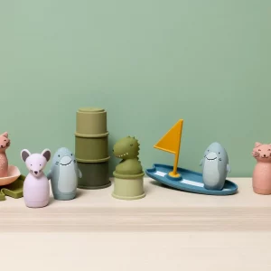 Alternative view of Cubos Apilables 5 Piezas Dino de Trixie baby