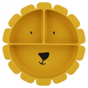 Plato 3 Compartimentos Silicona con Ventosa Mr. Lion Trixie Baby