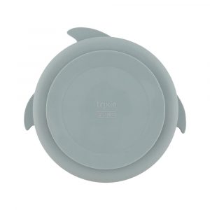 Plato 3 Compartimentos Silicona con Ventosa Mr. Shark Trixie baby - Imagen 3
