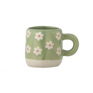 Taza Millie Flores Verde de Bloomingville