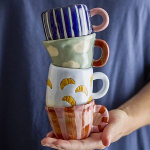 Taza Millie Croissants de Bloomingville - Imagen 3