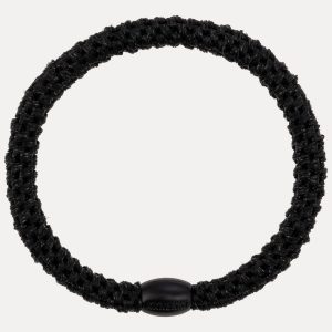 Goma del Pelo Kknekki SLIM Black Glitter
