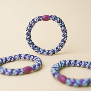 Alternative view of Goma del pelo Kknekki Seablue Dark Purple