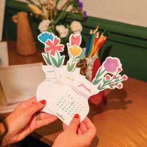 Alternative view of Calendario Plantable 2027 Ramo de Flores de Papier Poetic