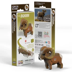 Puzzle 3D Bighorn (Cabra) Eugy de Dodoland - Imagen 3