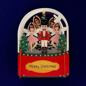 Postal 3D Bola de Nieve Cascanueces de Alljoy Design