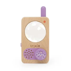 Juguete Walkie Talkie de madera Mrs. Peacock Trixie baby