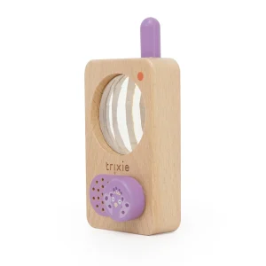 Juguete Walkie Talkie de madera Mrs. Peacock Trixie baby - Imagen 5