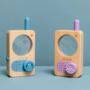Alternative view of Juguete Walkie Talkie de madera Mrs. Peacock Trixie baby