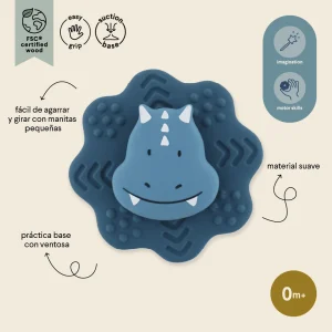 Juguete Spinner de Silicona Mr. Triceratops Trixie baby - Imagen 4