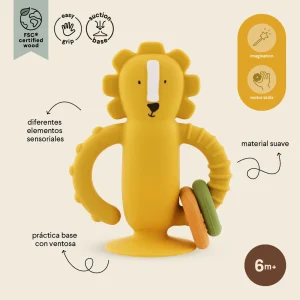 Juguete Sensorial con Ventosa Mr. Lion Trixie baby - Imagen 4