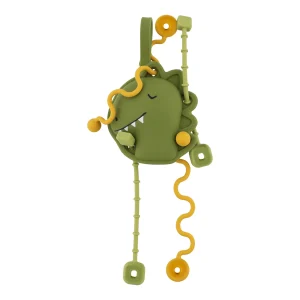Juguete Sensorial para tirar de Silicona Mr. Dino Trixie baby