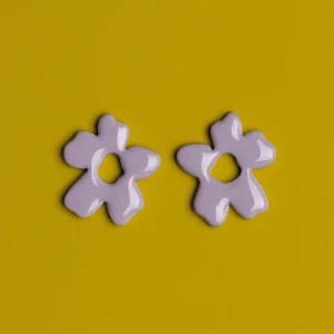 Pendientes Floral Earrings Lavanda de Depeapa