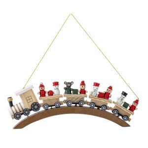 Adorno de madera Tren de Bloomingville