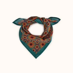 Bandana Falala En Voile de Algodón Blue Aloe de Apaches Collection