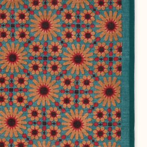 Alternative view of Bandana Falala En Voile de Algodón Blue Aloe de Apaches Collection