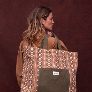 Alternative view of Bolso Tote bag Sona Fado Cashew de Apaches Collection
