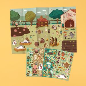 Alternative view of Farmtastic World Stickers y Poster de Londji