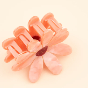 Pinza Grande Flor Rosa Coucou Suzette - Imagen 4