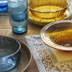 Set de 2 Bandejas de Cristal Pétalos de Madam Stoltz - Imagen 4
