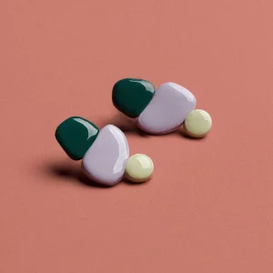 Alternative view of Pendientes Candy Earrings Verde y Azul de Depeapa