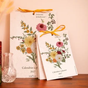Calendario Plantable 2027 Biodiversidad de Papier Poetic - 2 tamaños-