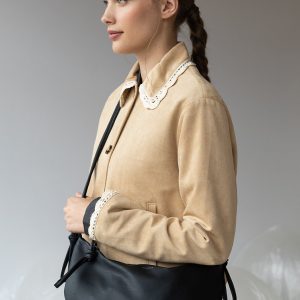 Alternative view of Bolso Berber Cross body Piel Vegana Negro Tinne+Mia