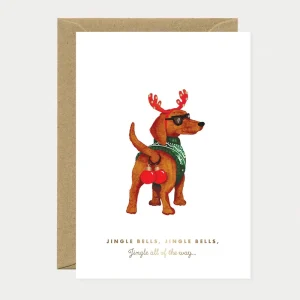 Postal Jingle bells Dog All the ways to say