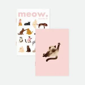 Set de 2 Cuadernos Pocket A6 Meow de All The Ways To Say