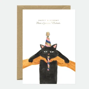 Postal de Felicitación con AUDIO Whatever cat de All the ways to say